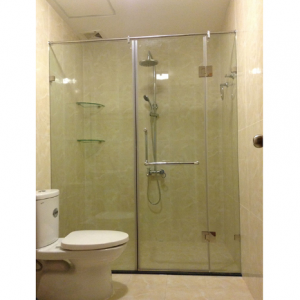 Phòng kính tắm cửa lùa 10 x 30 ở Vinh