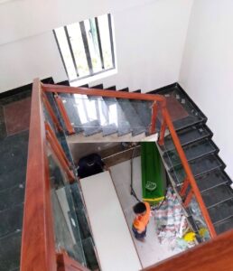 cầu thang kính thành vinh nghệ an